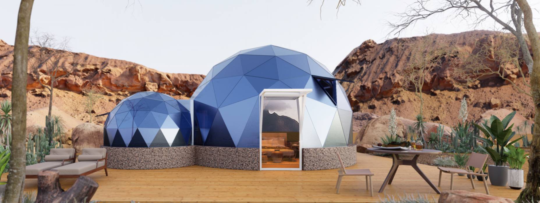 通榆县球形智能光伏玻璃星空房